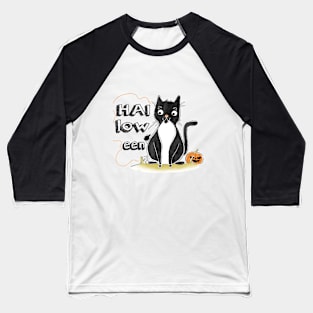 Cat halloween Baseball T-Shirt